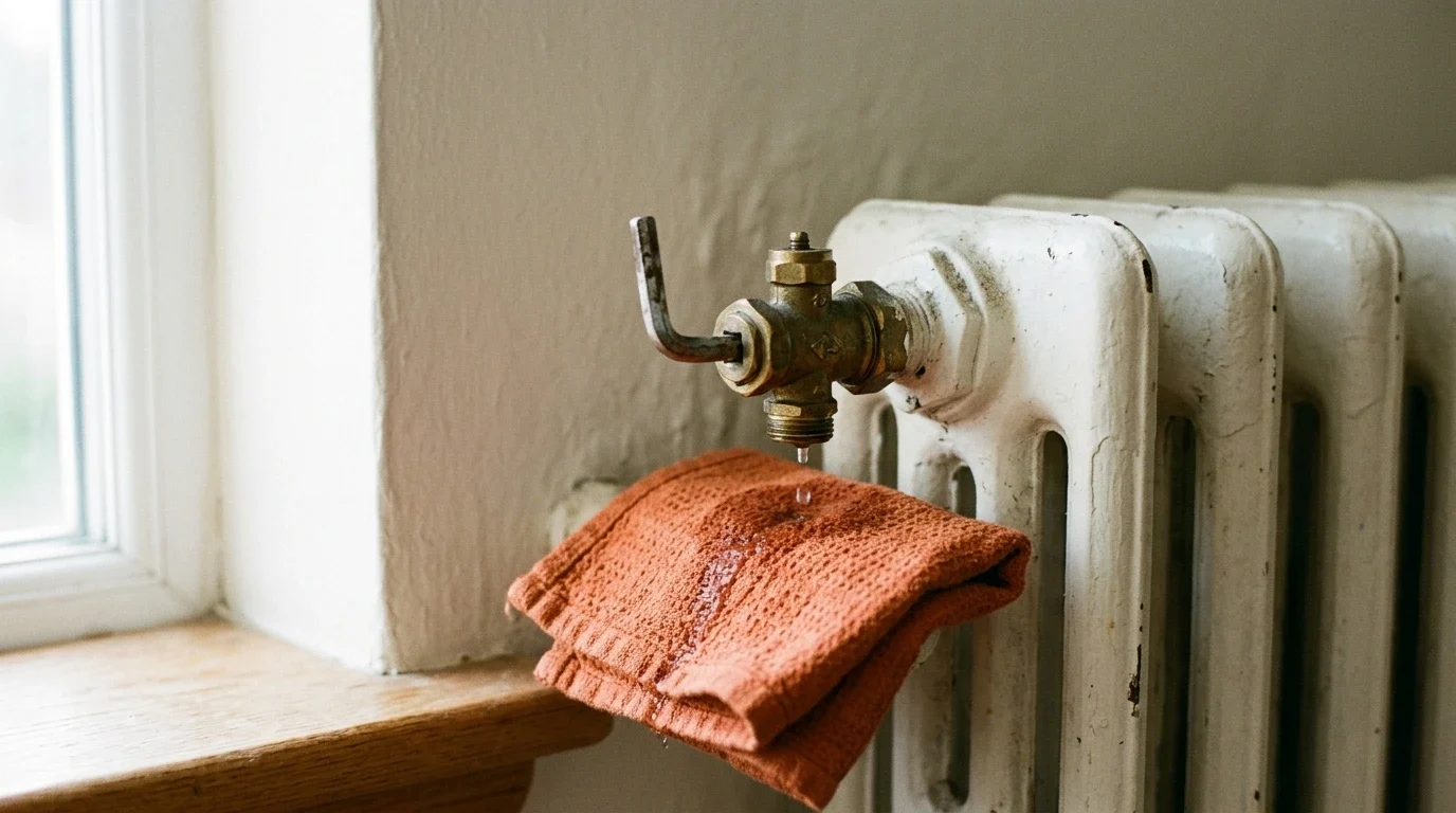 Purgeur de radiateur et clé de purge, geste réalisable soi-même