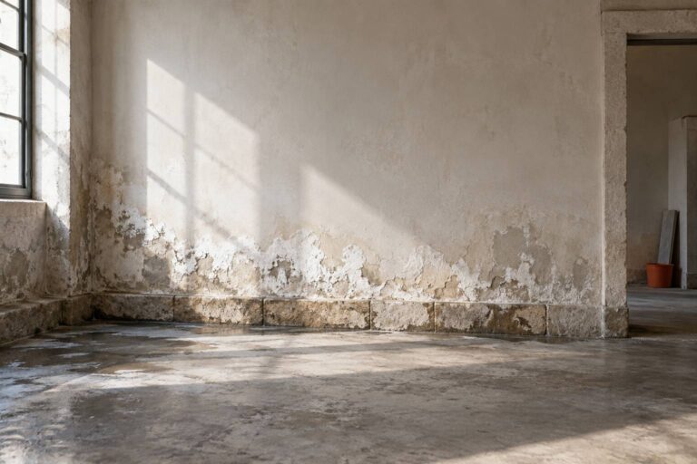 Salpêtre sur les murs : comprendre son origine, ses risques et les solutions pour le combattre