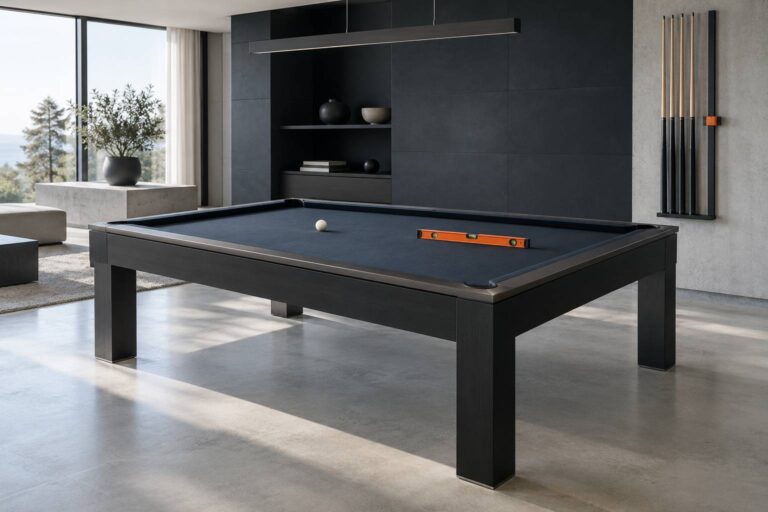 Métamorphosez votre intérieur : créez un billard astucieux qui se transforme en table polyvalente