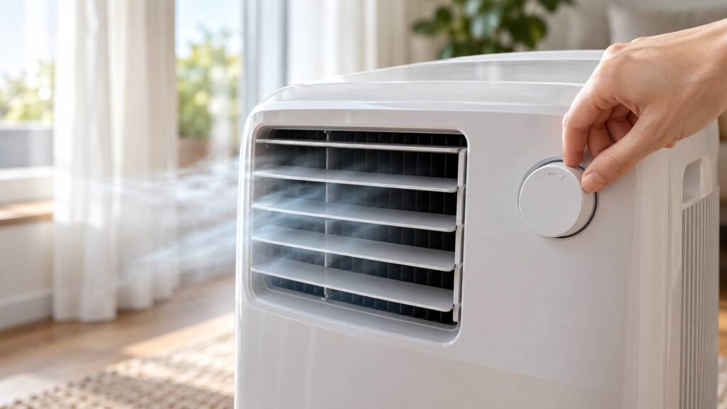 Illustration de détail sur le sujet : Climatisation monobloc : Découvrez le secret de cet appareil tout-en-un efficace