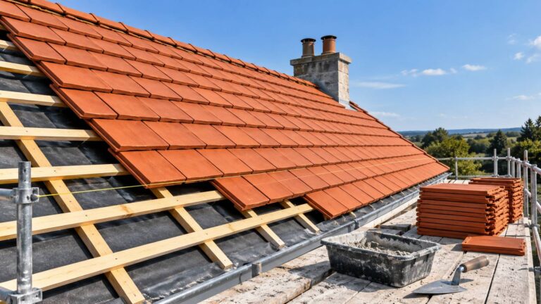 Toiture : Guide complet pour maîtriser la pose des tuiles plates